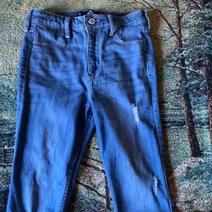 Hollister high rise jeans leggings size 26